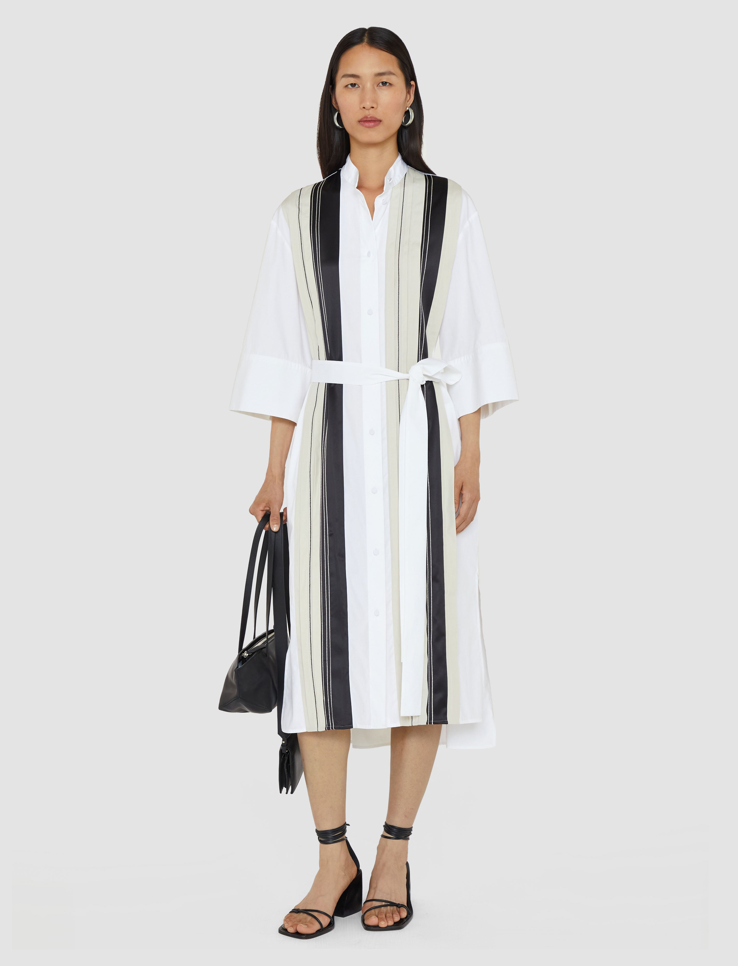 white-mederic-poplin-colour-block-dress-JOSEPH