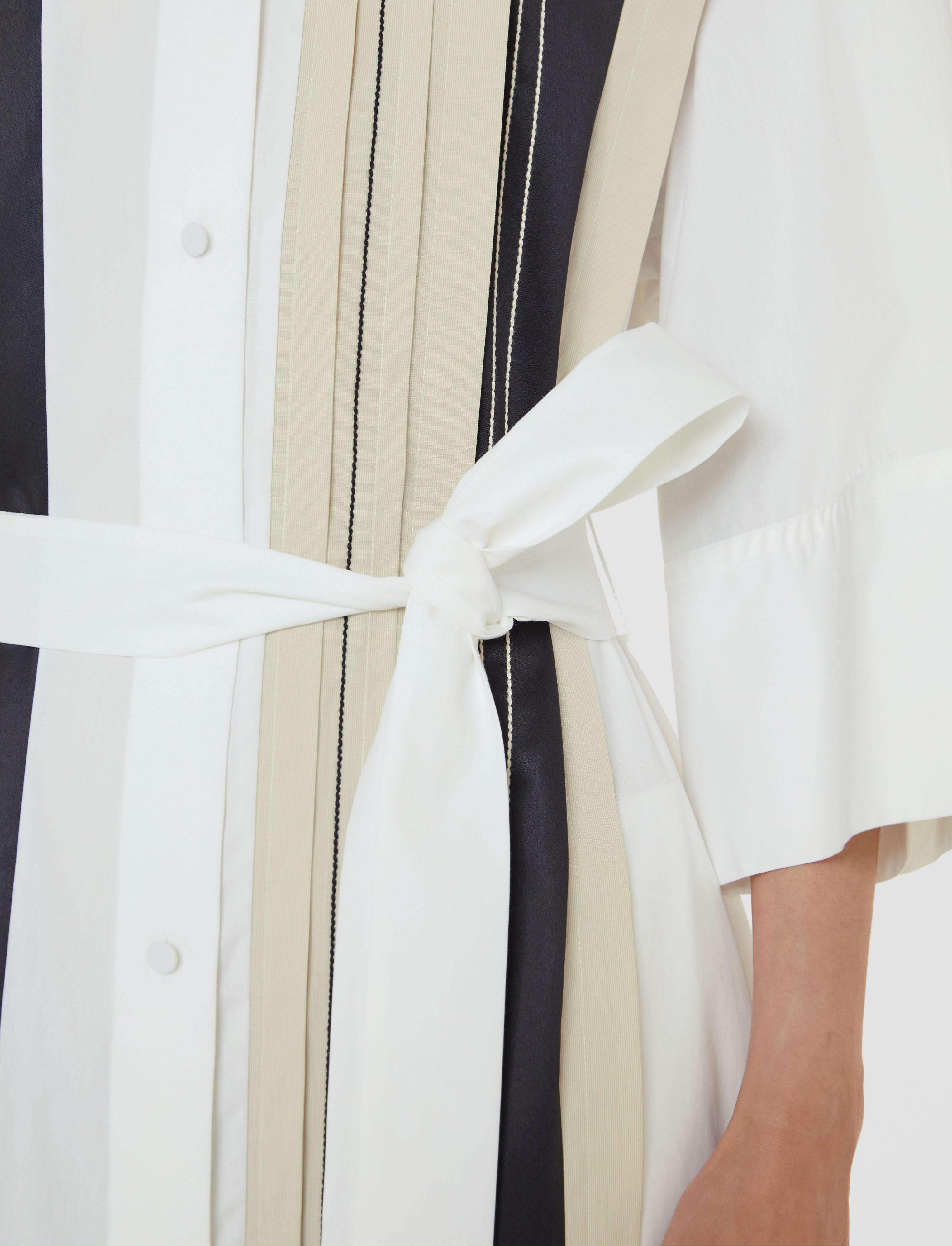 white-mederic-poplin-colour-block-dress-JOSEPH