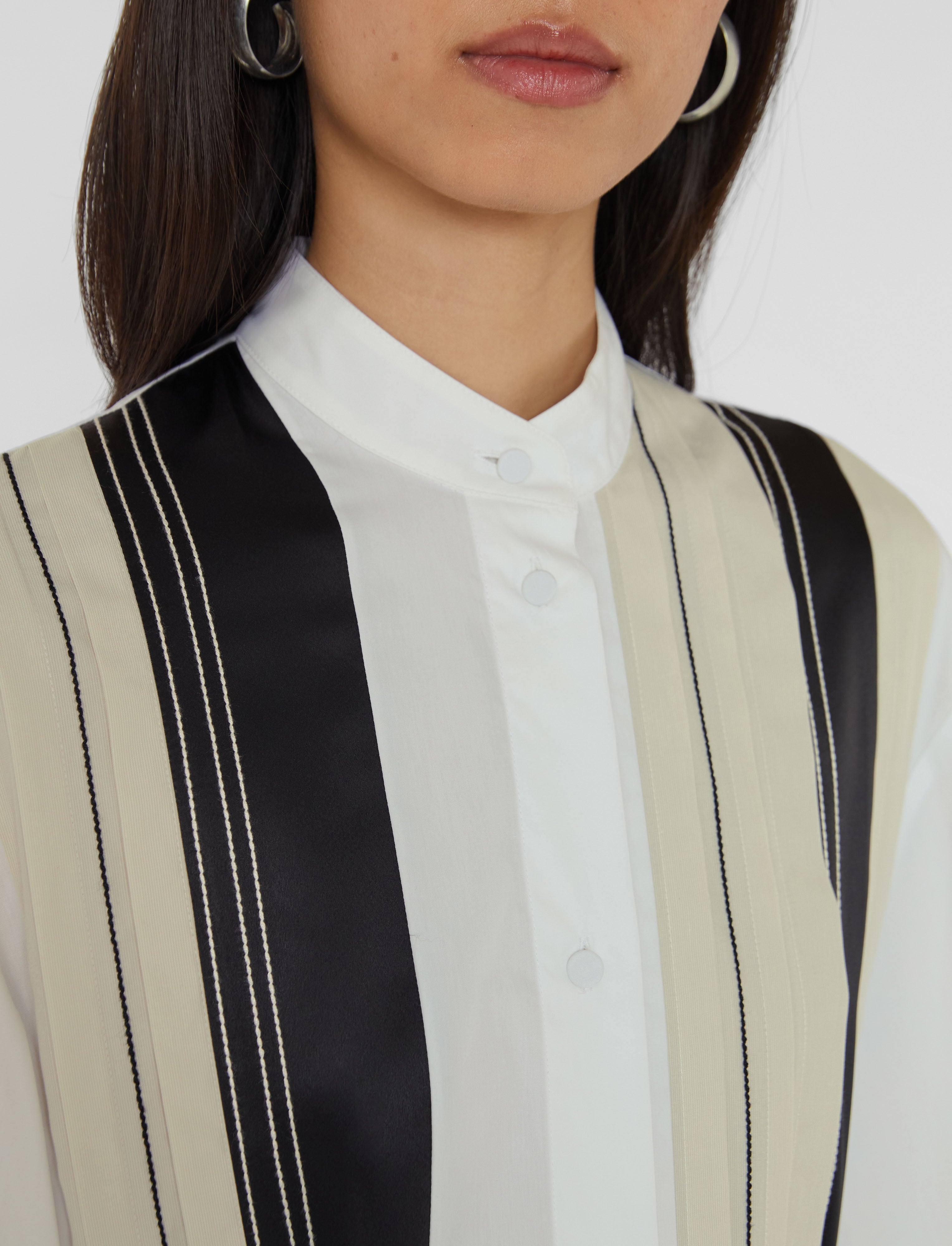 white-mederic-poplin-colour-block-dress-JOSEPH