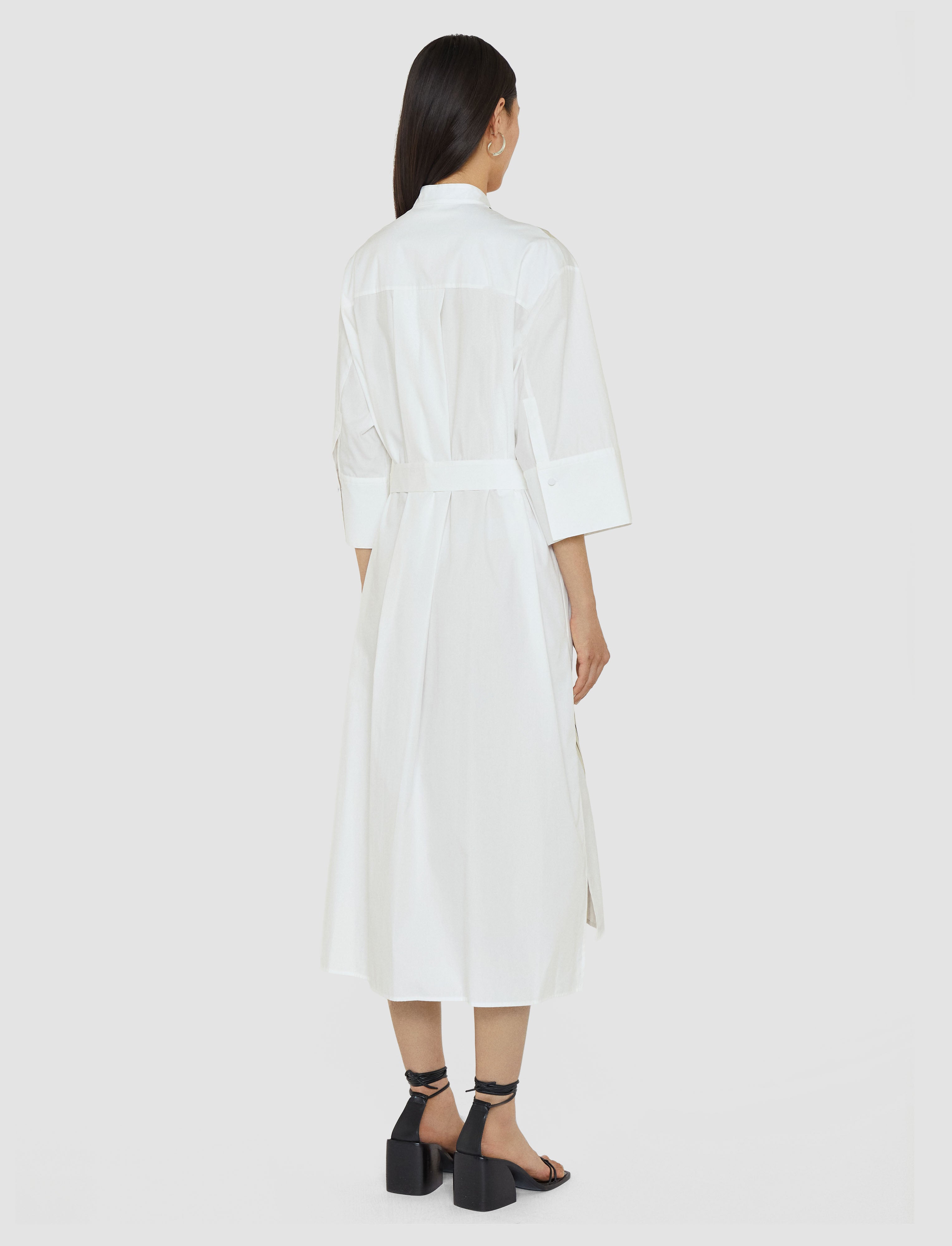 white-mederic-poplin-colour-block-dress-JOSEPH