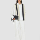 Bacar Poplin Colour Block Shirt