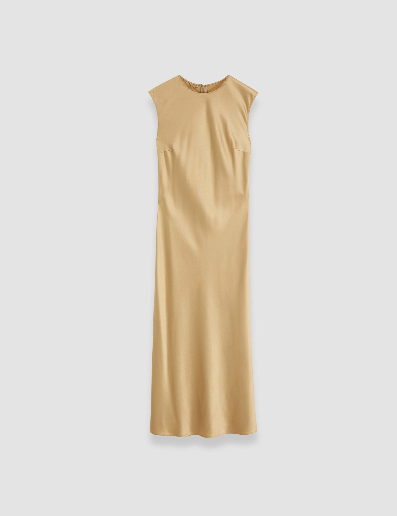 Beige Garnier Silk Satin Dress - Joseph