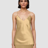 Beige Clea Silk Satin Camisole - Joseph