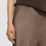 Jupe Isaak en satin de soie