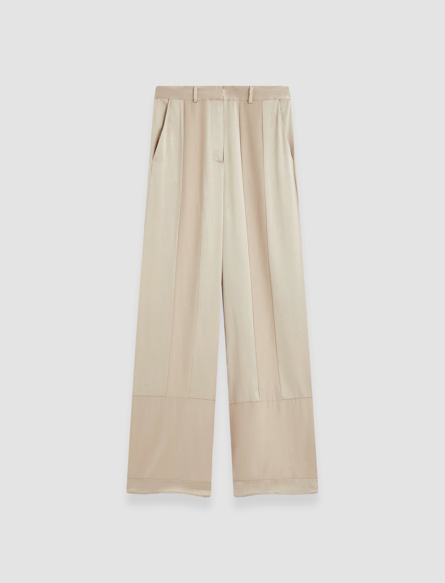 beige-corto-shiny-matte-satin-trousers-JOSEPH