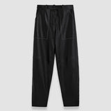 Black Tony Nappa Leather Trousers - Joseph