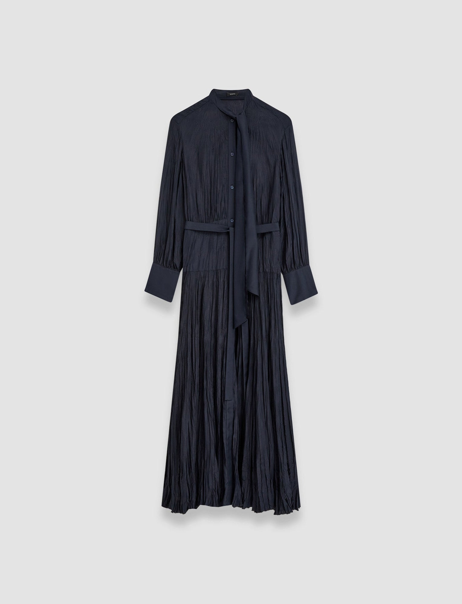 blue-lisa-habotai-silk-dress-JOSEPH