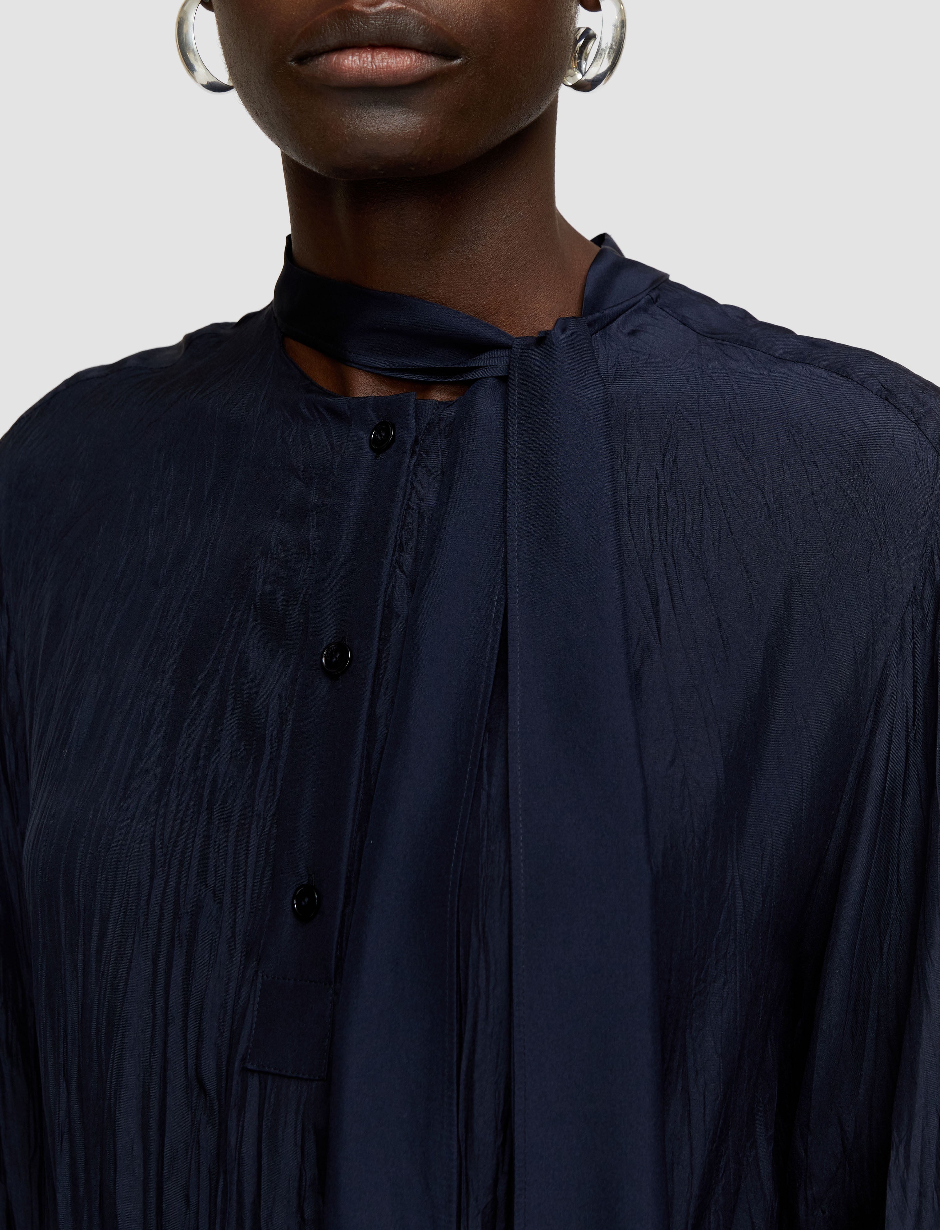 blue-lisa-habotai-silk-dress-JOSEPH