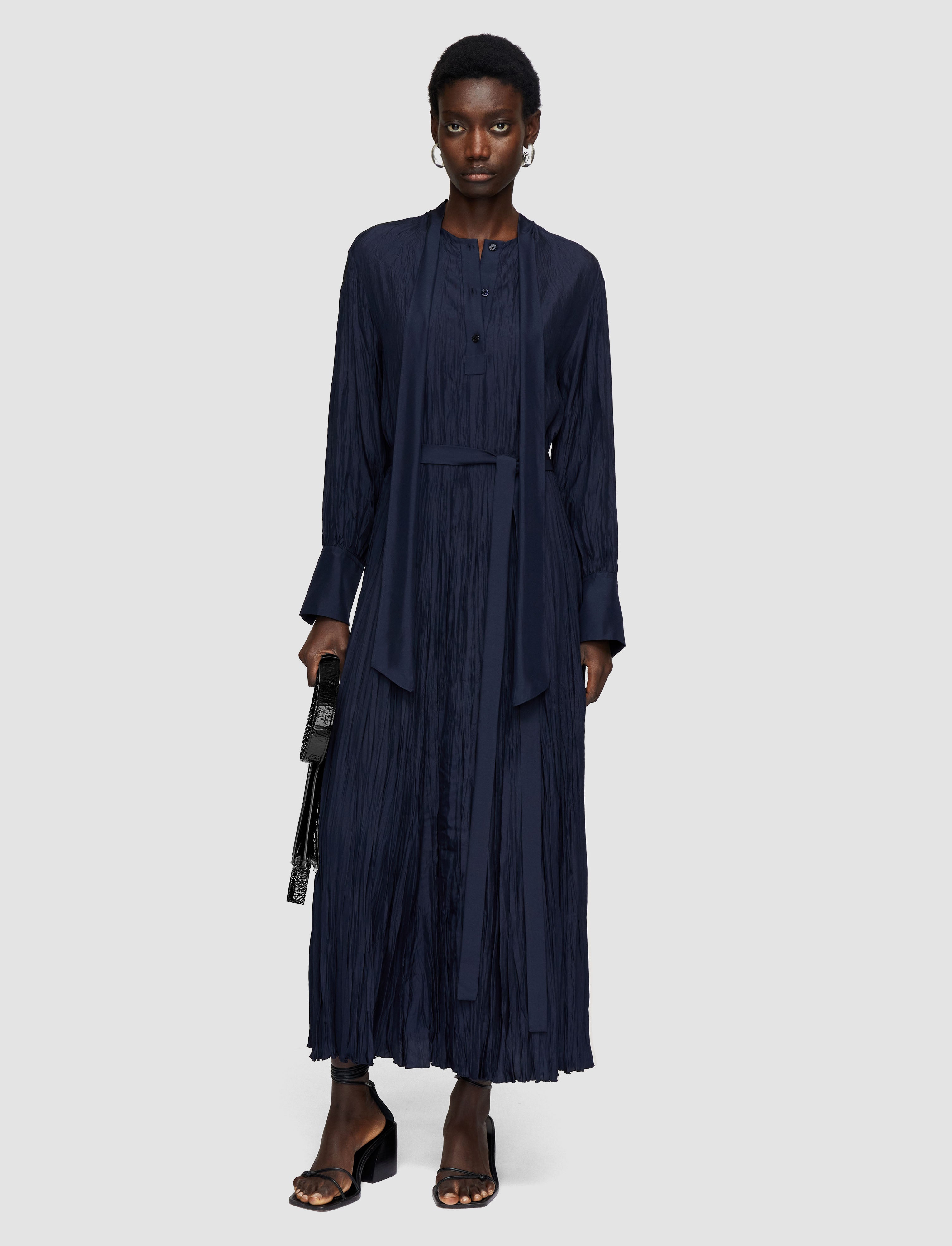 blue-lisa-habotai-silk-dress-JOSEPH