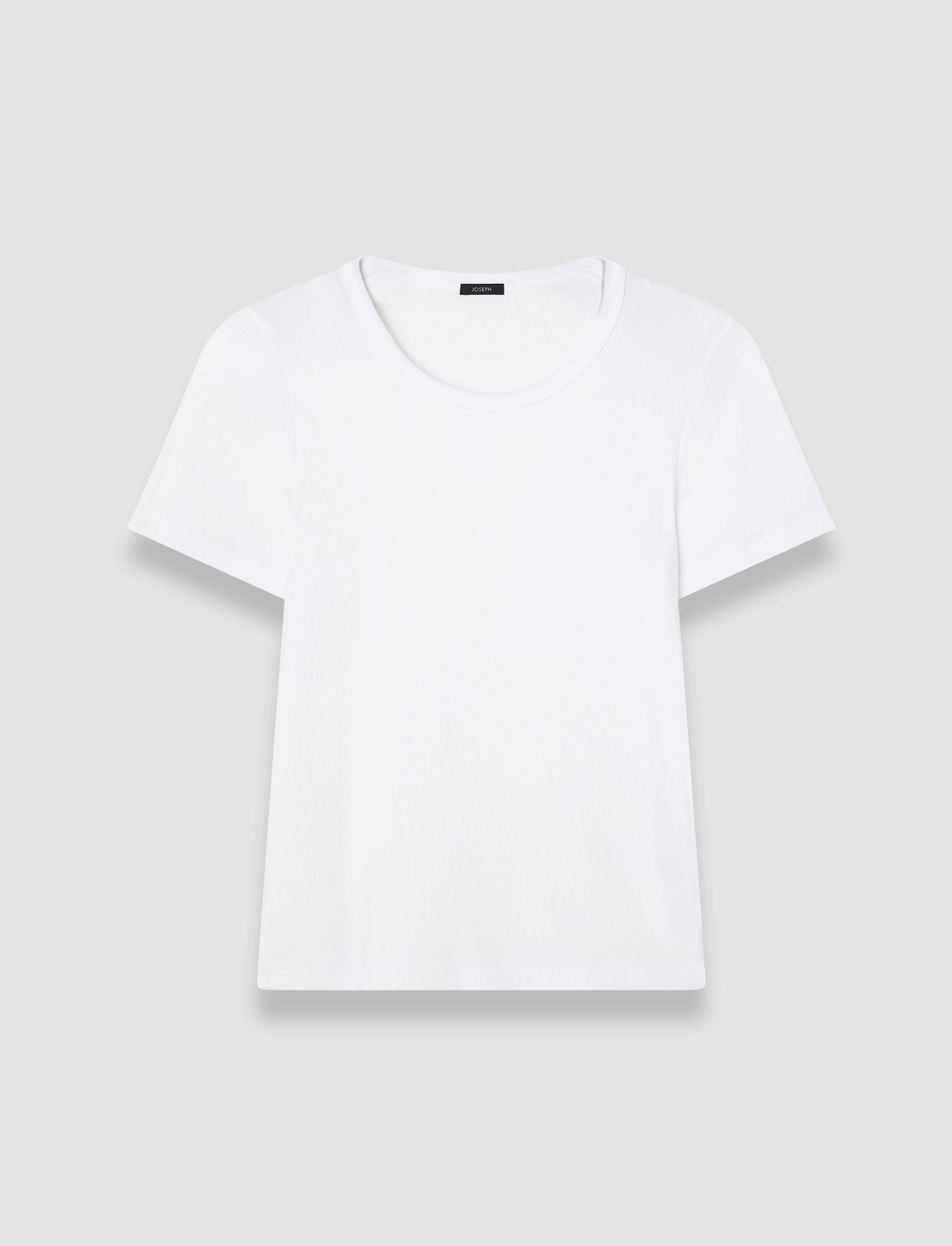 ホワイト-jersey-rib-tシャツ-JOSEPH