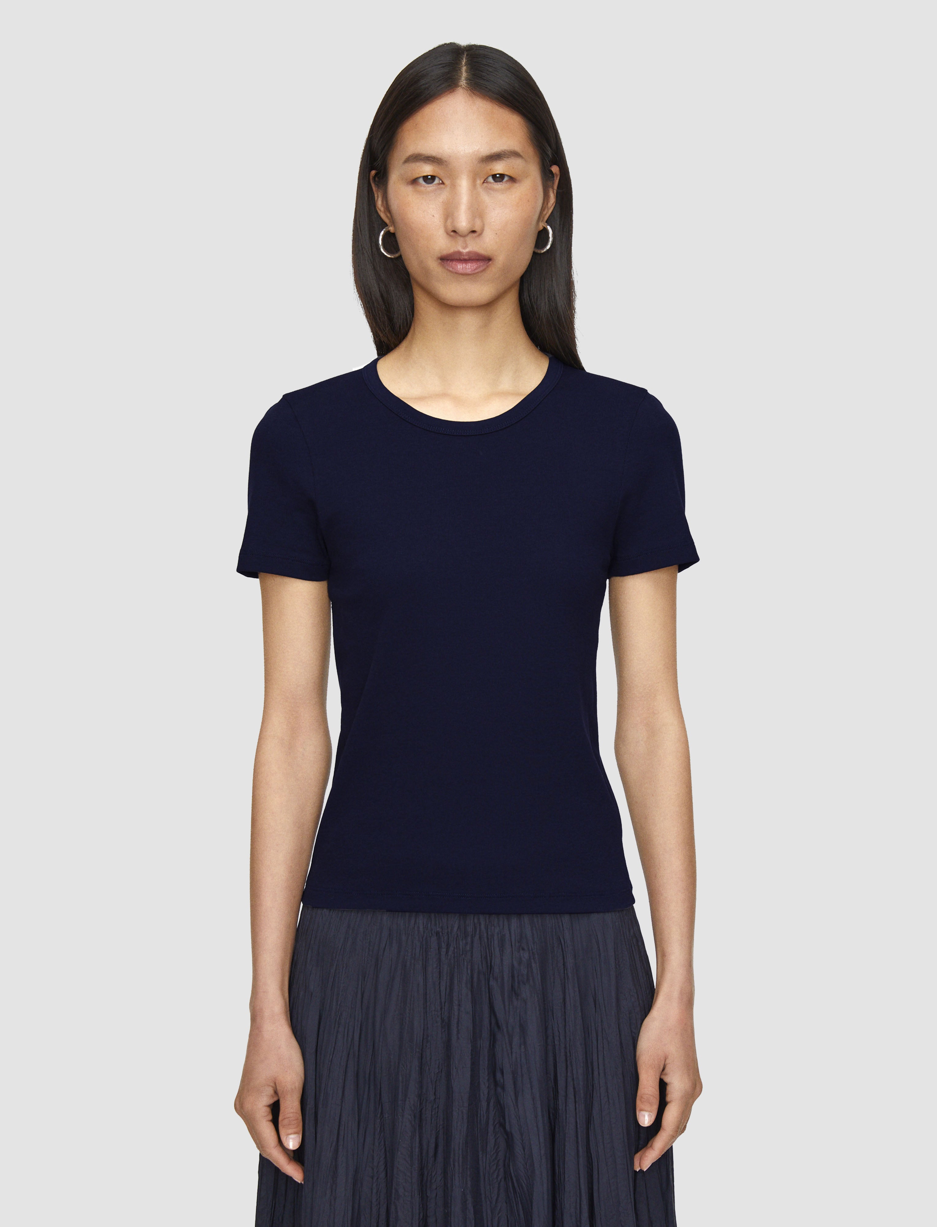 青-jersey-rib-tシャツ-JOSEPH