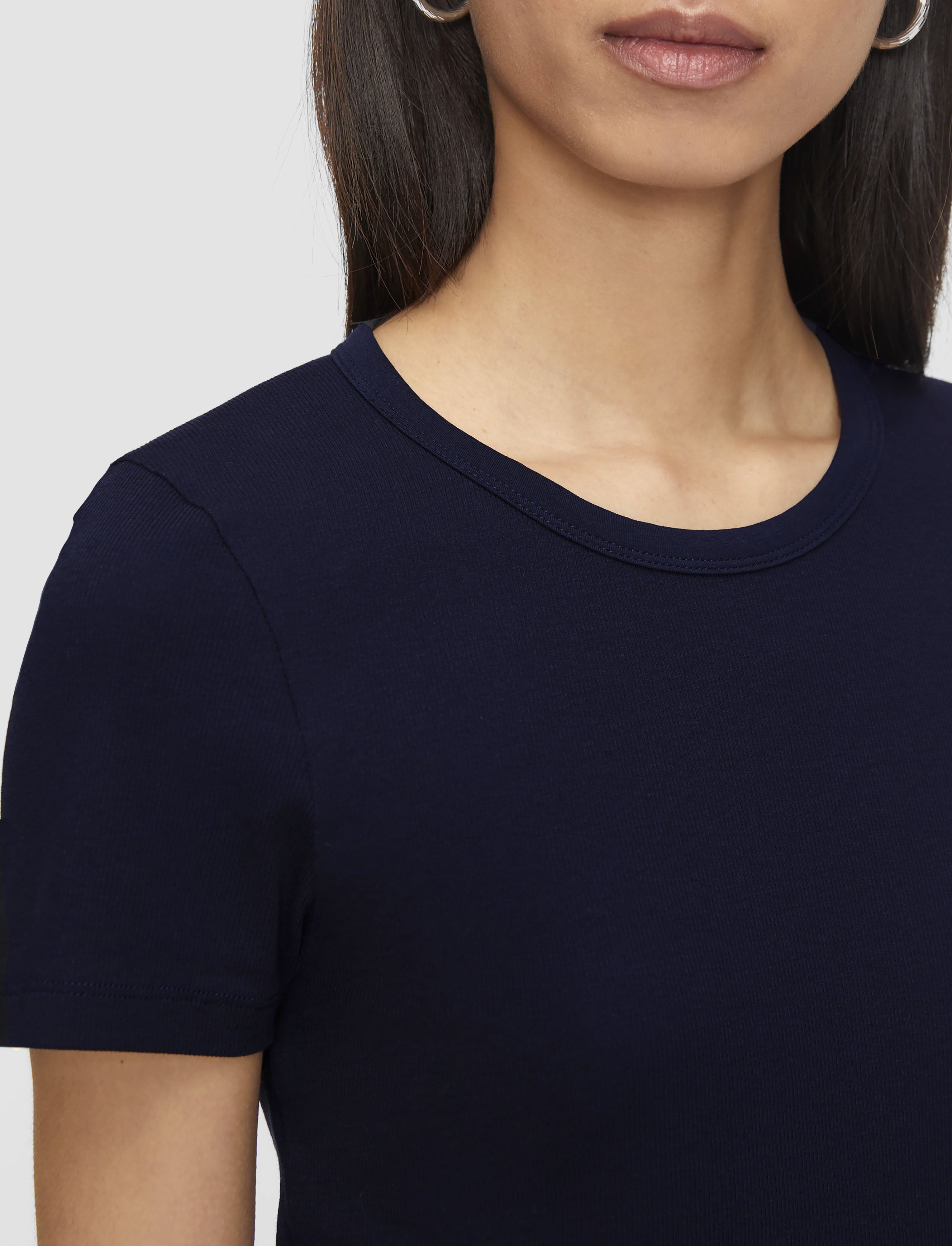 青-jersey-rib-tシャツ-JOSEPH