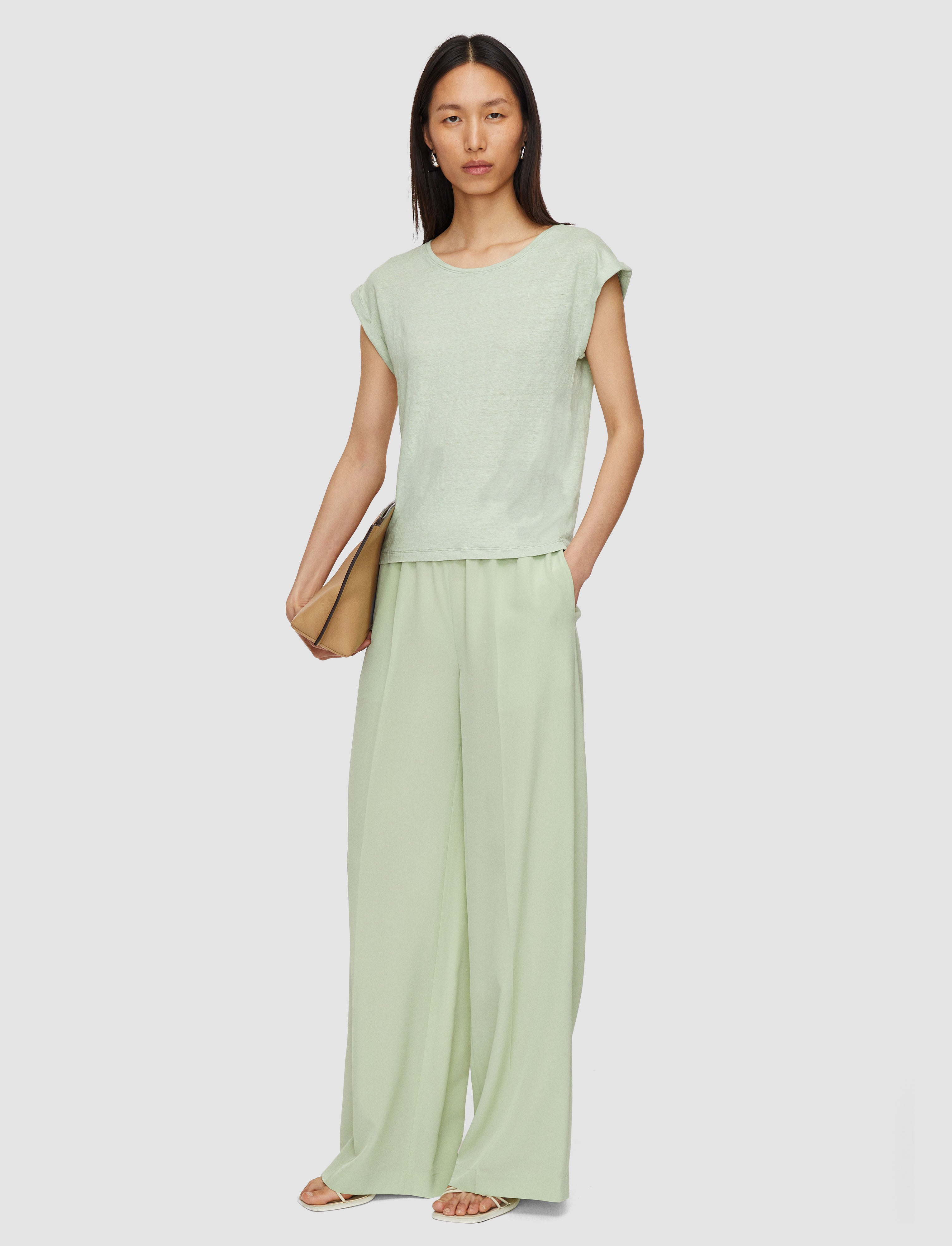 vert-haut-en-lin-et-jersey-JOSEPH