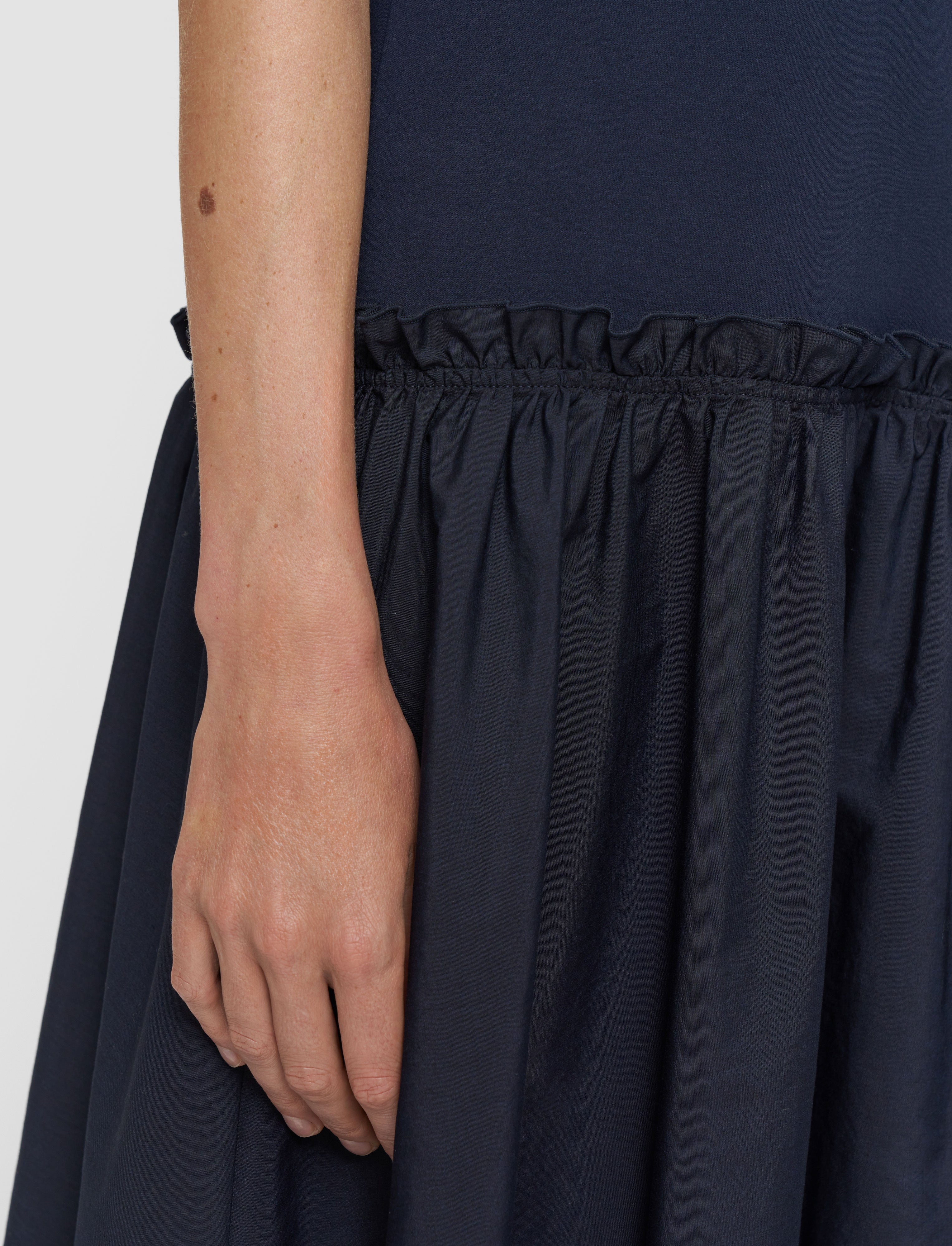 青-cotton-poplin-jersey-ドレス-JOSEPH