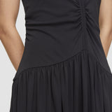 Black Isaure Crepe Jersey Dress - Joseph