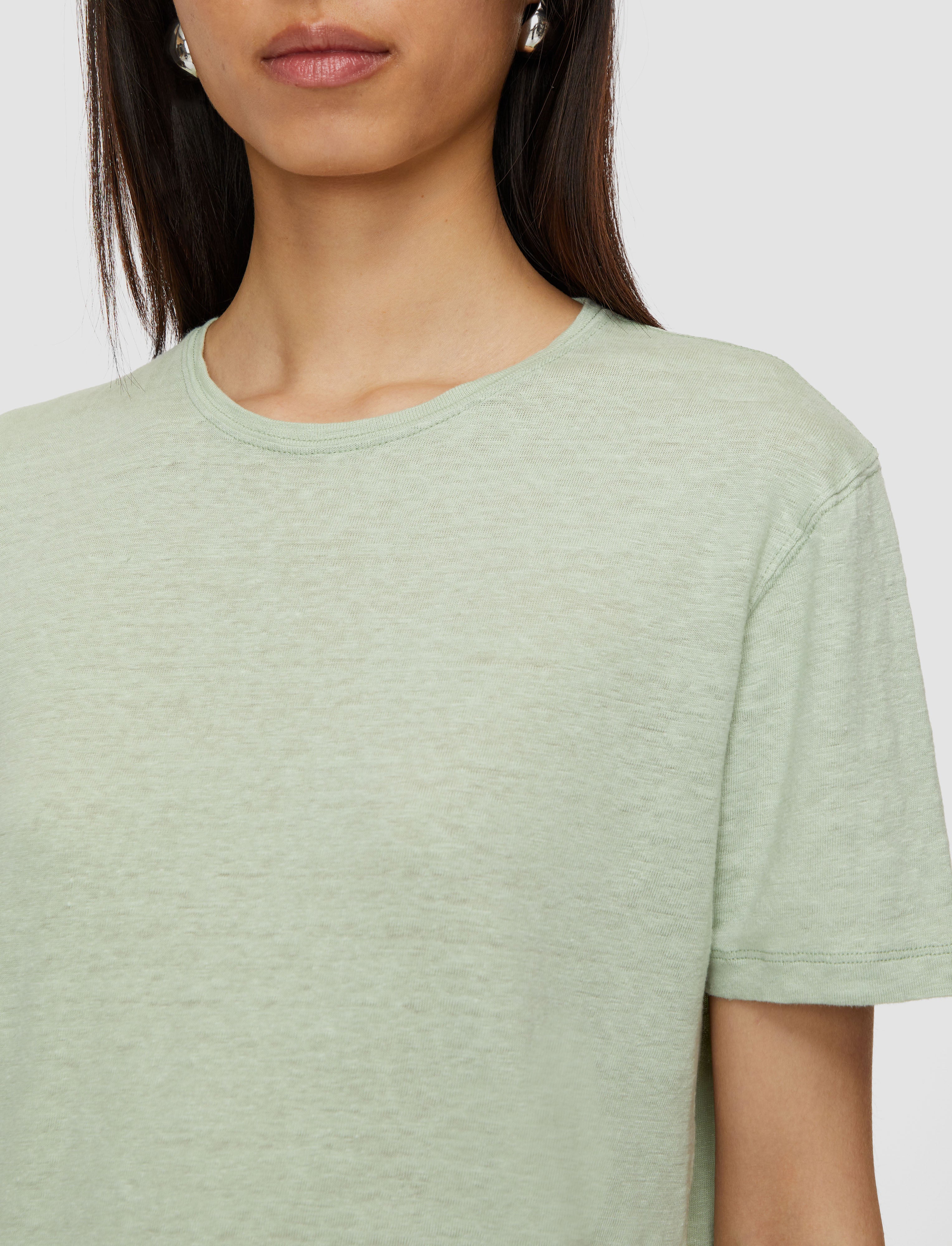 green-linen-jersey-t-shirt-JOSEPH