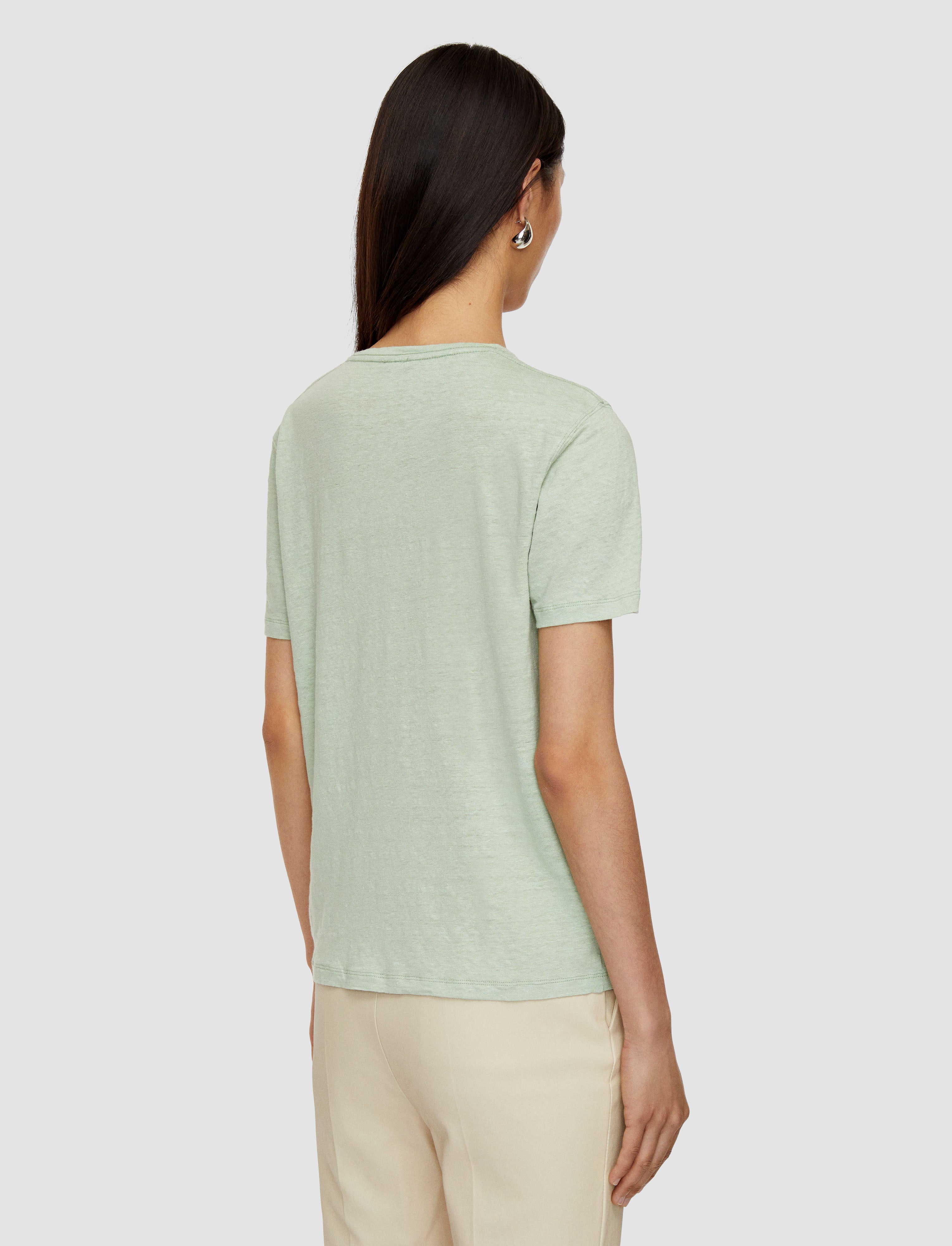 green-linen-jersey-t-shirt-JOSEPH