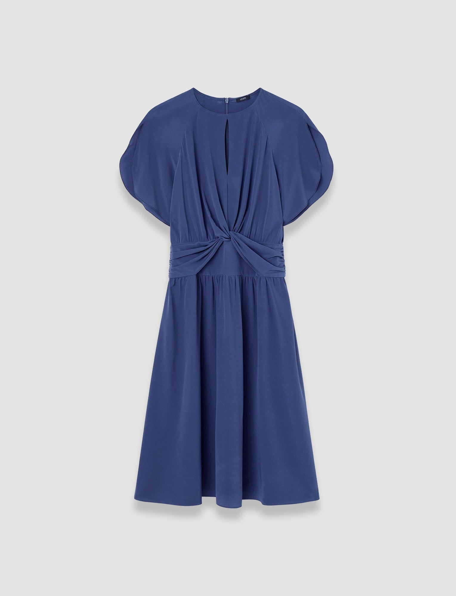 blue-lowri-crepe-de-chine-knot-silk-dress-JOSEPH