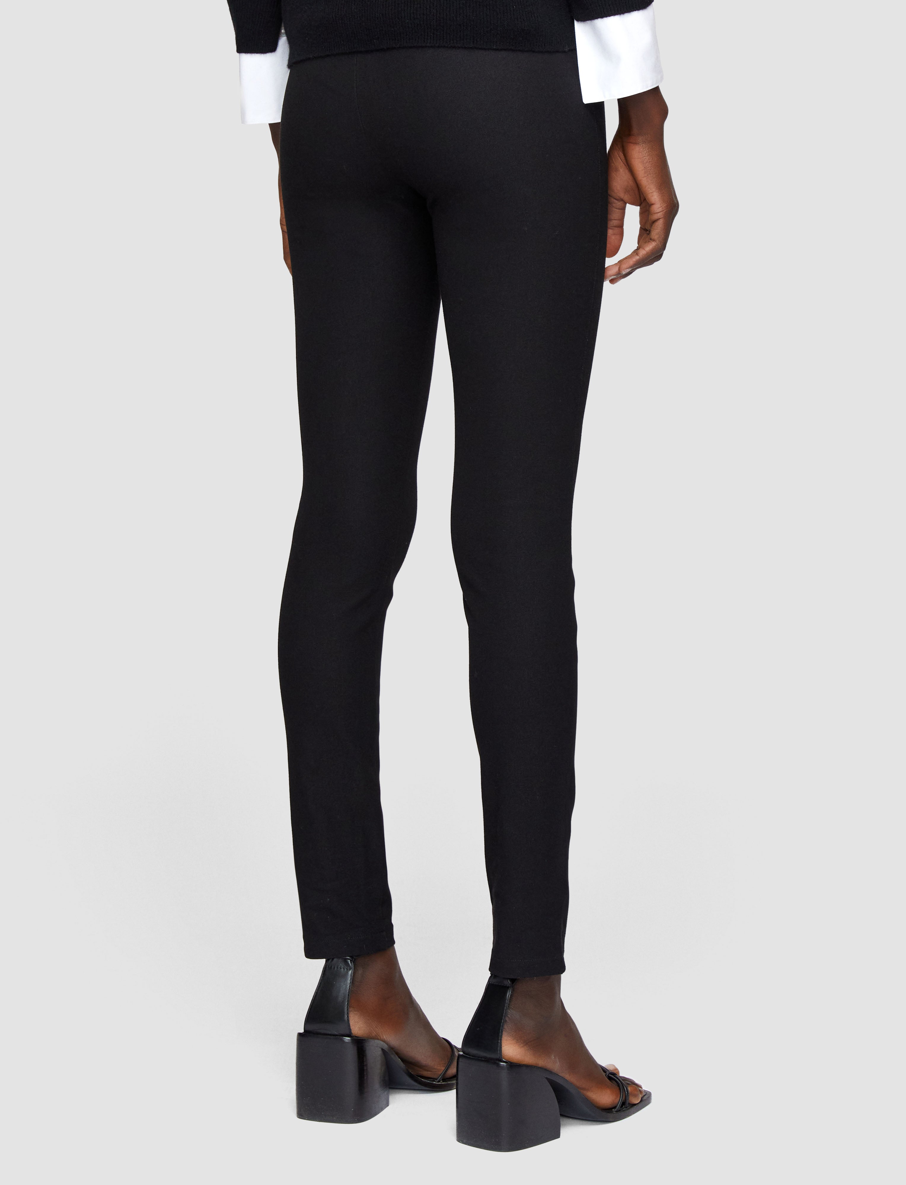 black-gabardine-stretch-leggings-JOSEPH