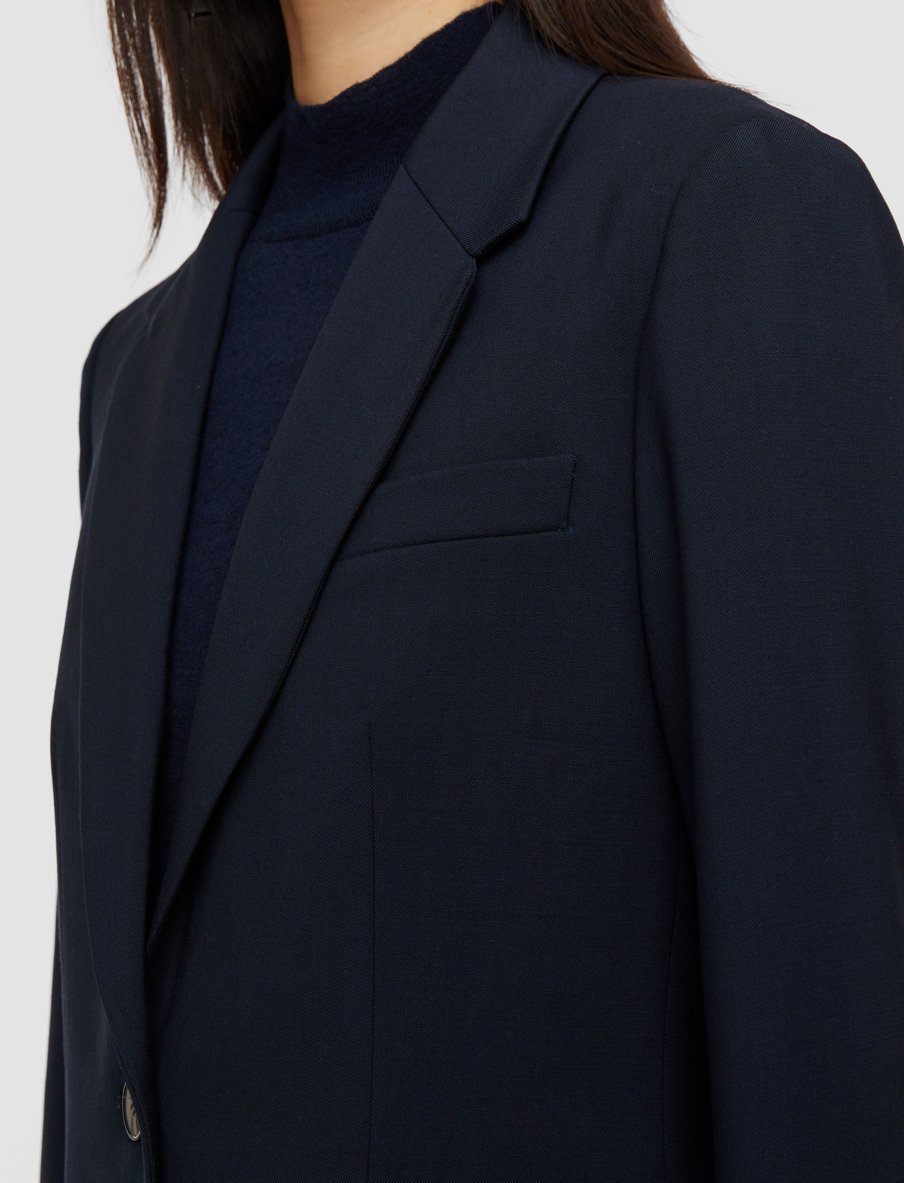 bleu-veste-jackie-en-laine-stretch-JOSEPH