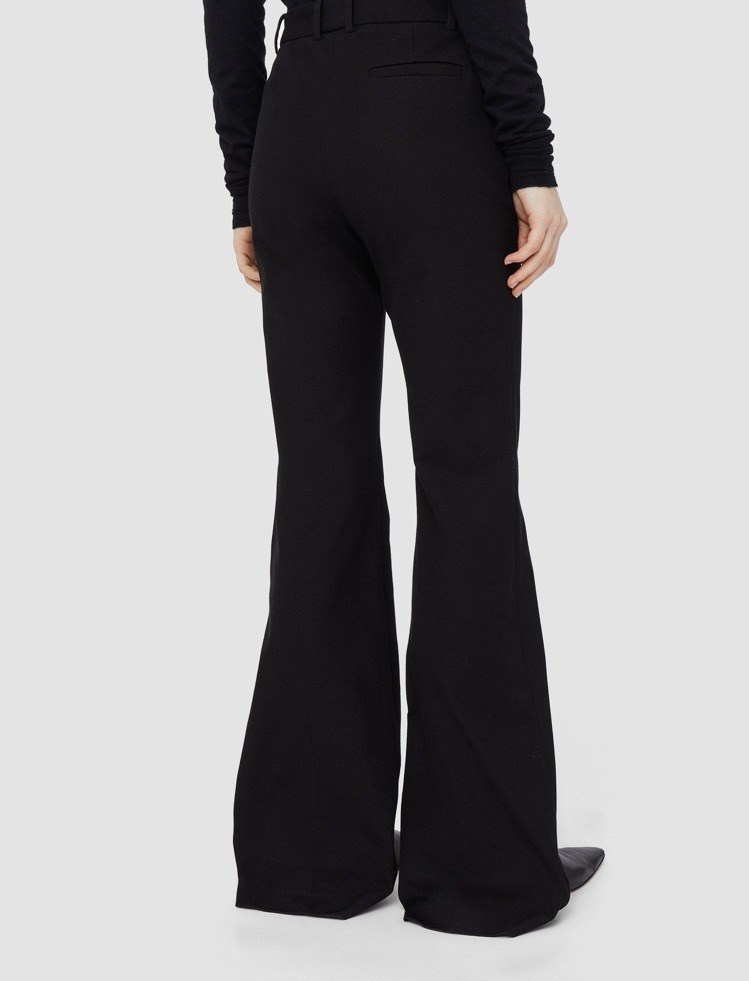 ブラック-tafira-gabardine-stretch-トラウザーズ-JOSEPH