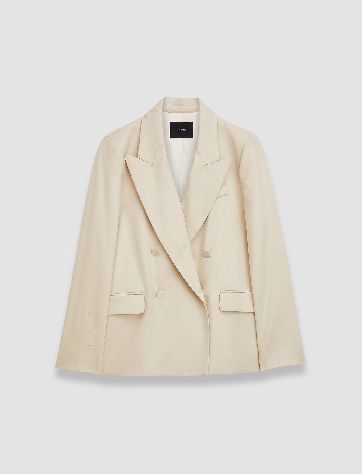 beige-viscose-twill-jaden-jacket-JOSEPH