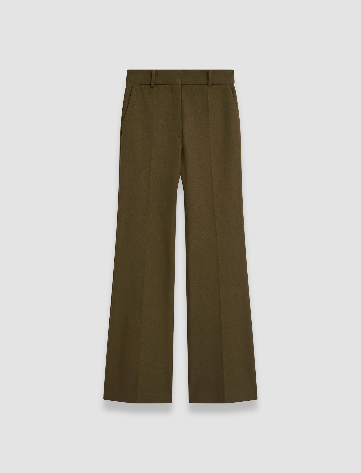 green-tafira-gabardine-stretch-trousers-JOSEPH