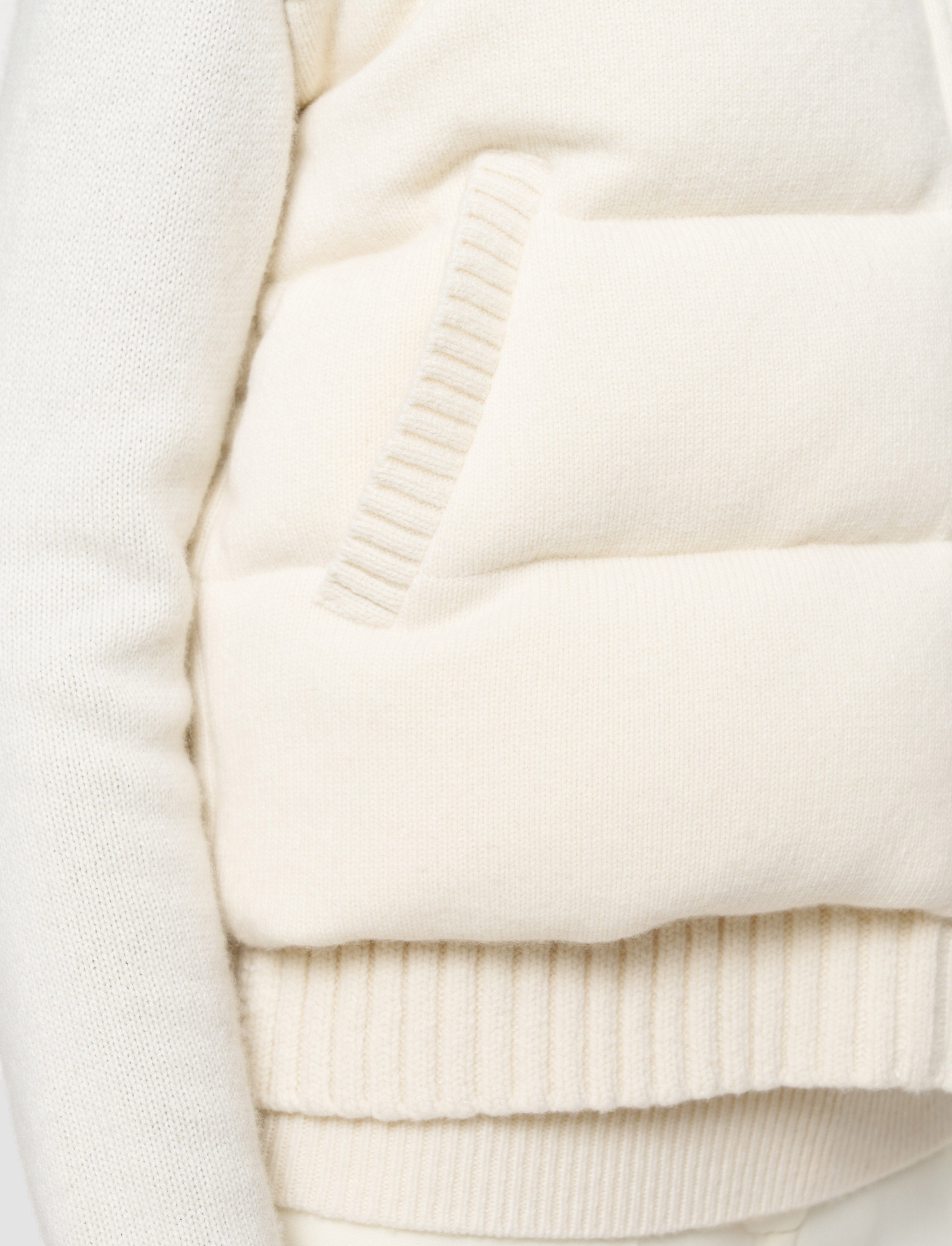 white-knitted-down-puffer-gilet-JOSEPH