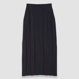 Black Lagny Compact Milano Knit Skirt - Joseph
