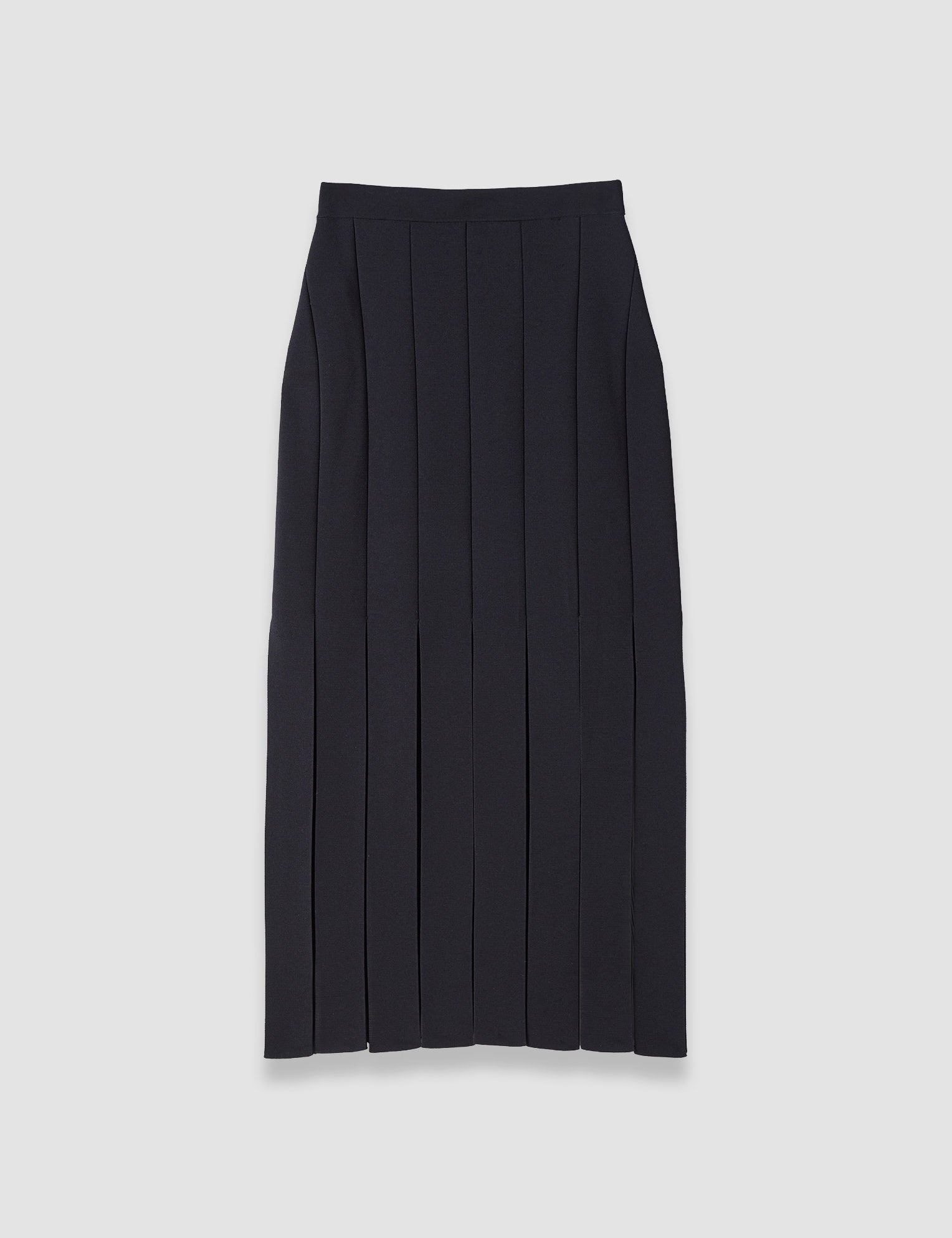 Black Lagny Compact Milano Knit Skirt - Joseph