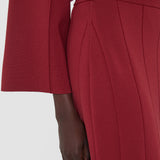 Red Lagny Compact Milano Knit Skirt - Joseph