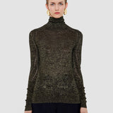 Black Leblanc Lurex Knit Jumper - Joseph