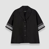 Black Leopold Cotton Blend Shirt - Joseph