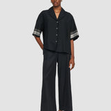Black Leopold Cotton Blend Shirt - Joseph