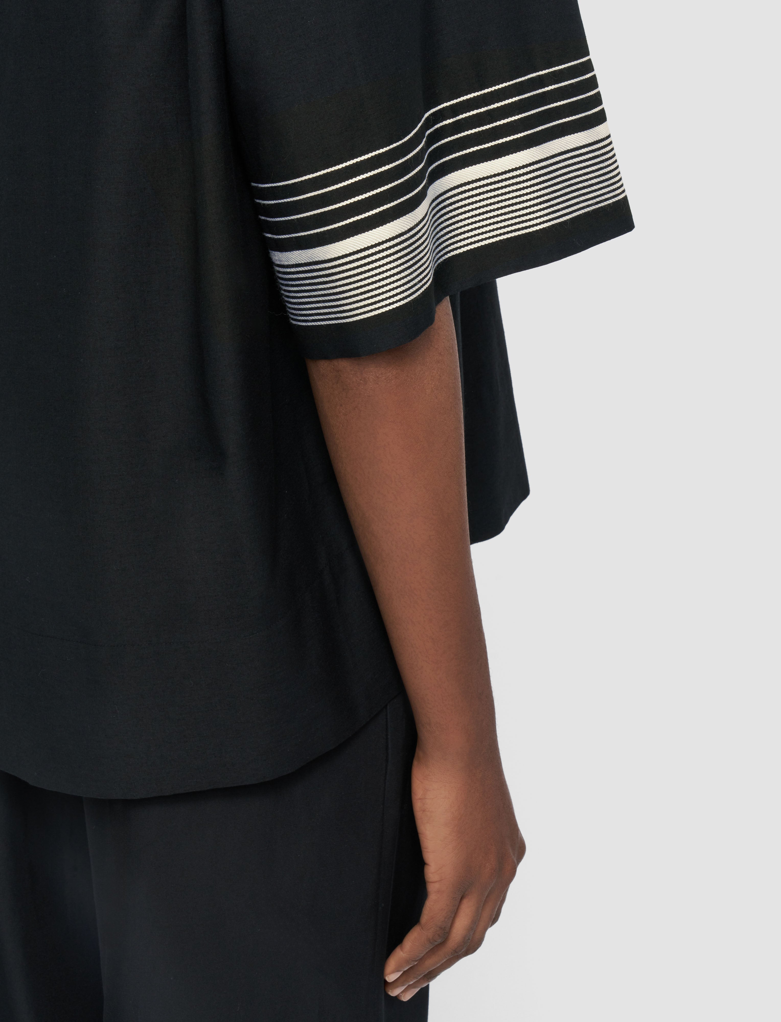 black-leopold-cotton-blend-shirt-JOSEPH