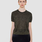 Black Lille Lurex Knit Top - Joseph