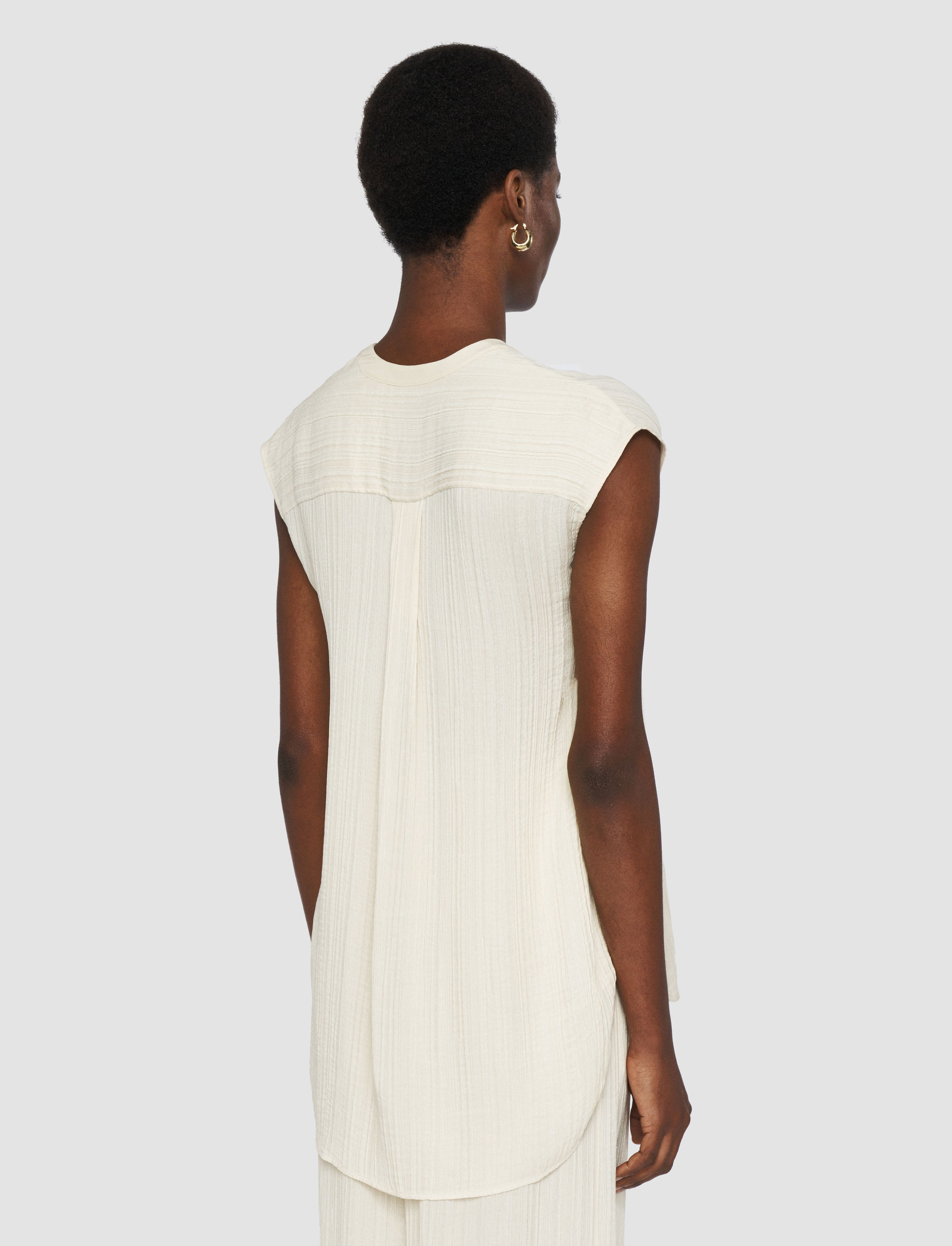 white-lucien-pleat-jacquard-blouse-JOSEPH