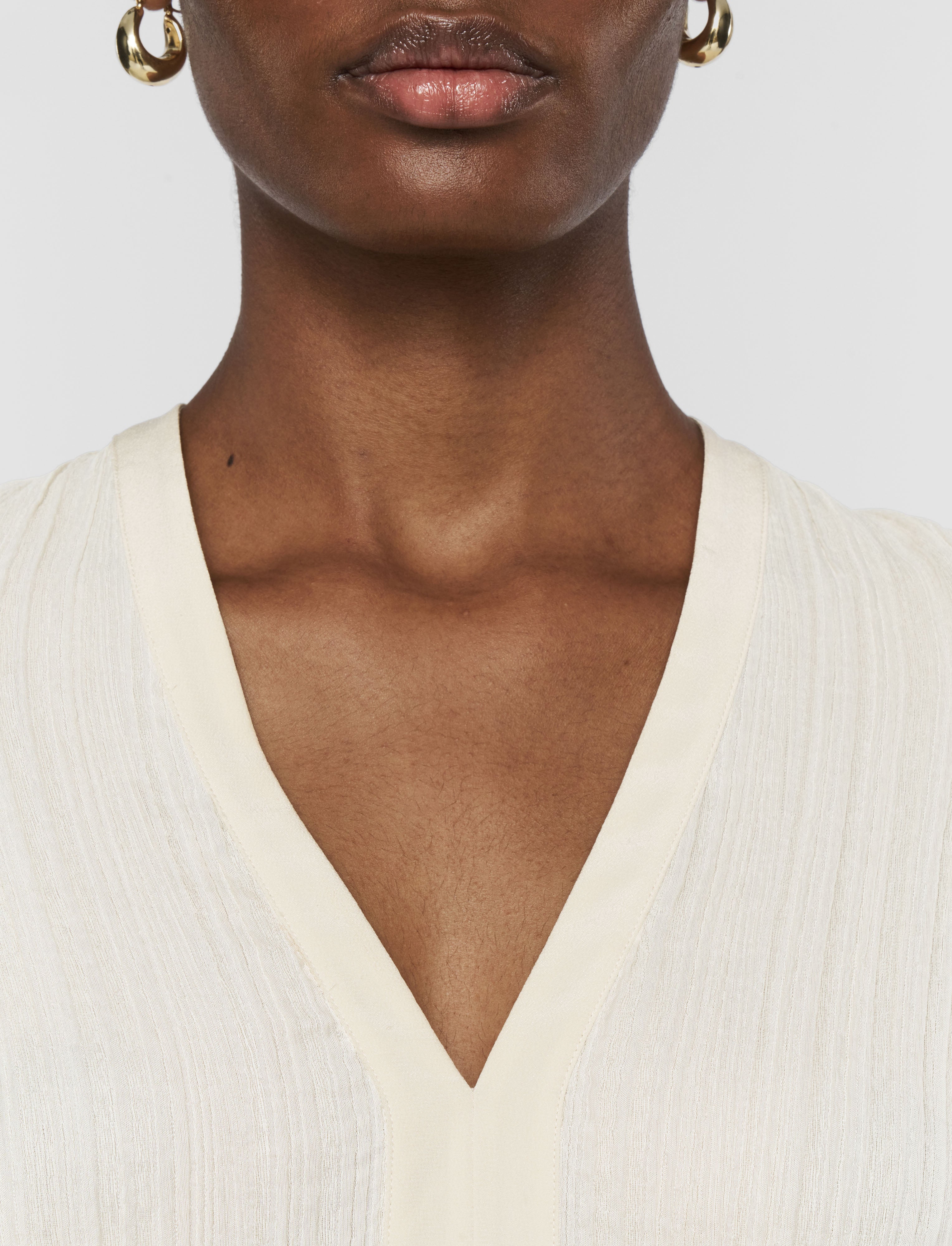 white-lucien-pleat-jacquard-blouse-JOSEPH
