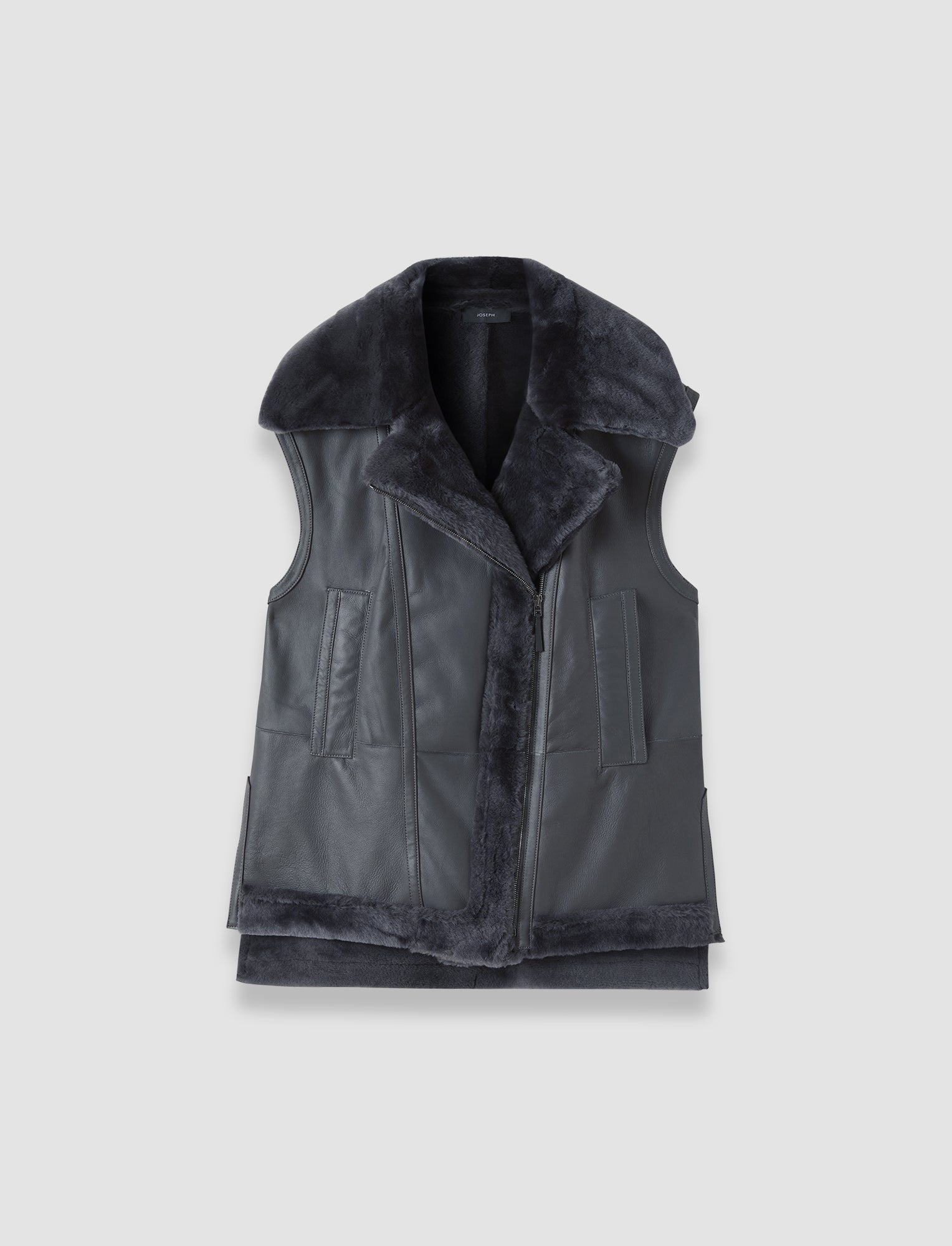 grey-marc-soft-shearling-gilet-JOSEPH