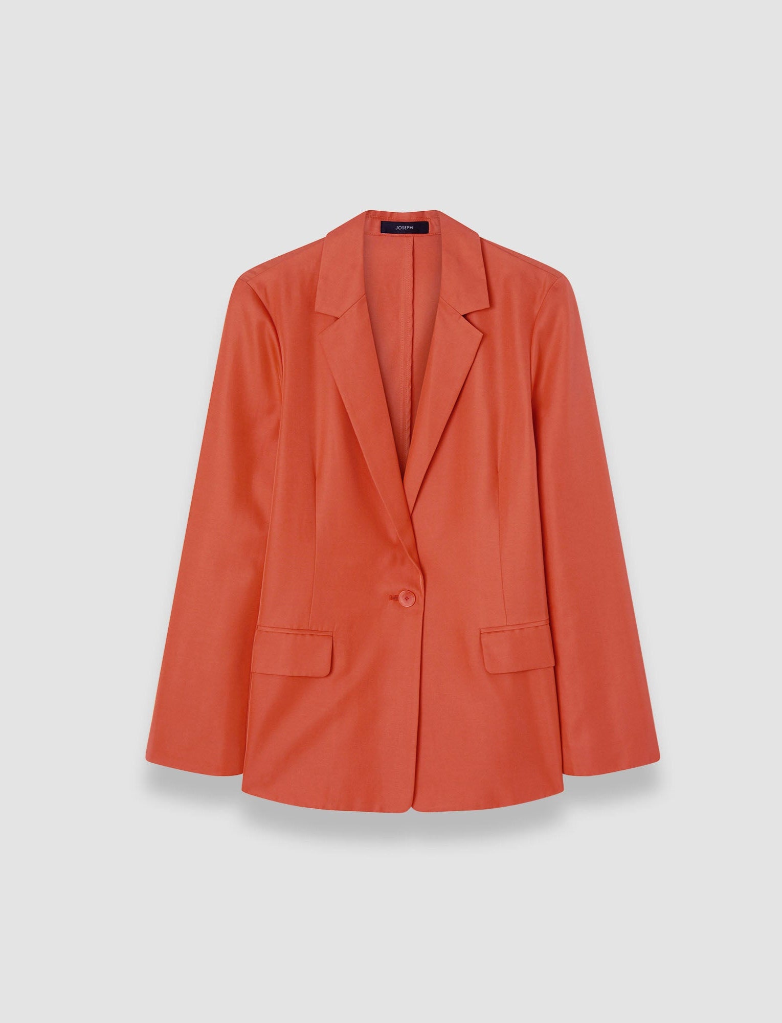 orange-mela-soft-cotton-silk-jacket-JOSEPH