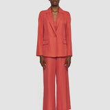 Orange Mela Soft Cotton Silk Jacket - Joseph
