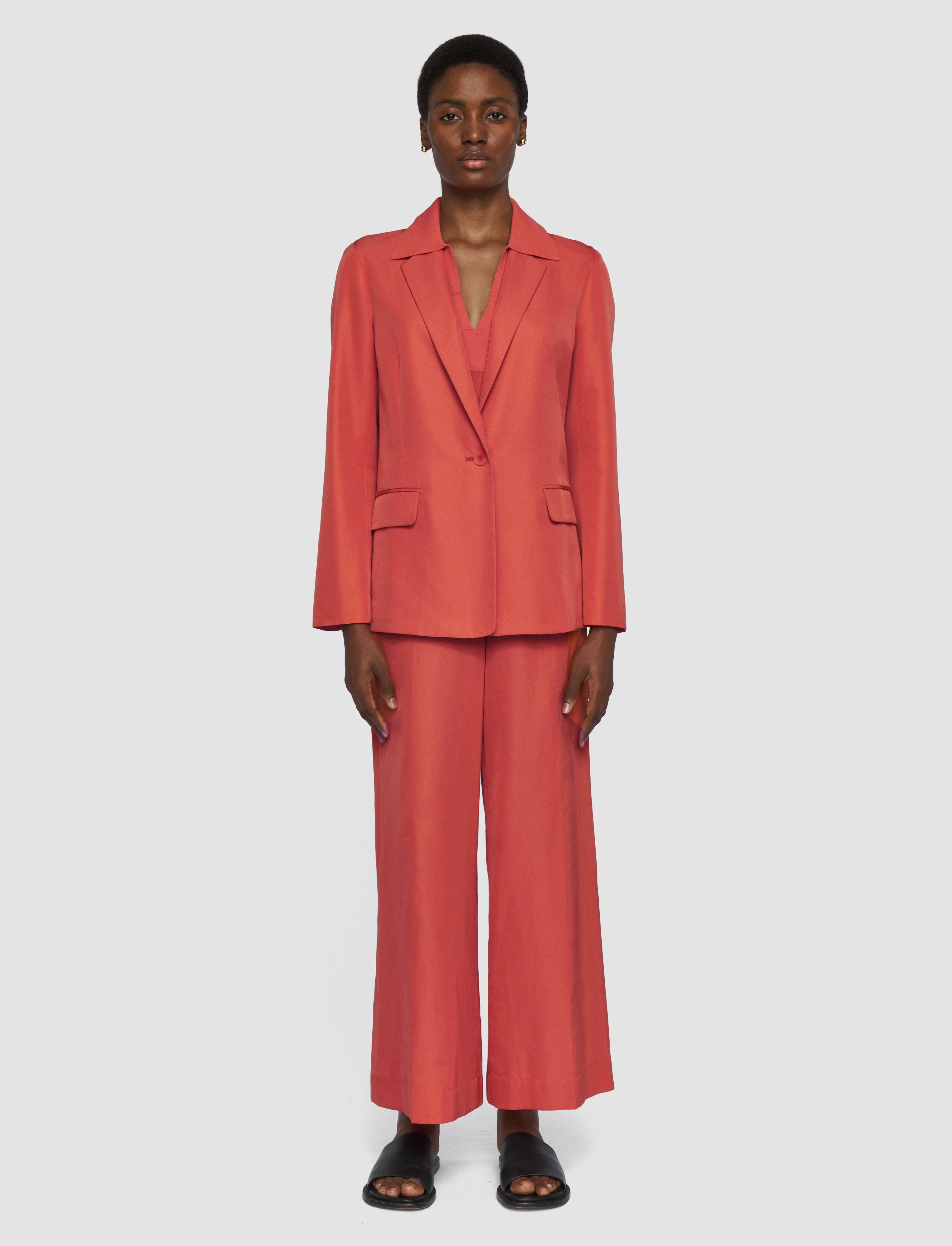 orange-mela-soft-cotton-silk-jacket-JOSEPH