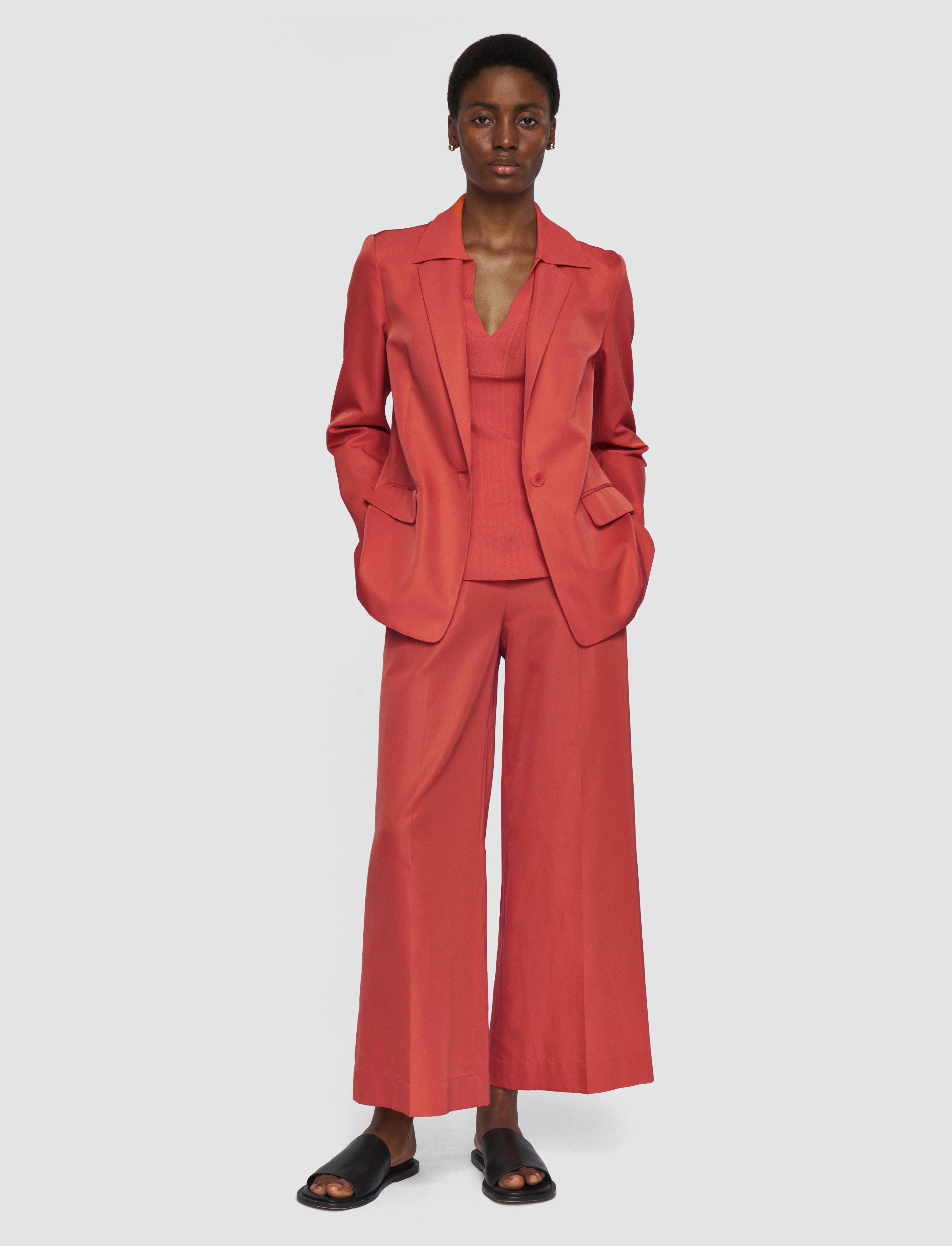 orange-mela-soft-cotton-silk-jacket-JOSEPH