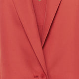 Orange Mela Soft Cotton Silk Jacket - Joseph