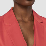Orange Mela Soft Cotton Silk Jacket - Joseph
