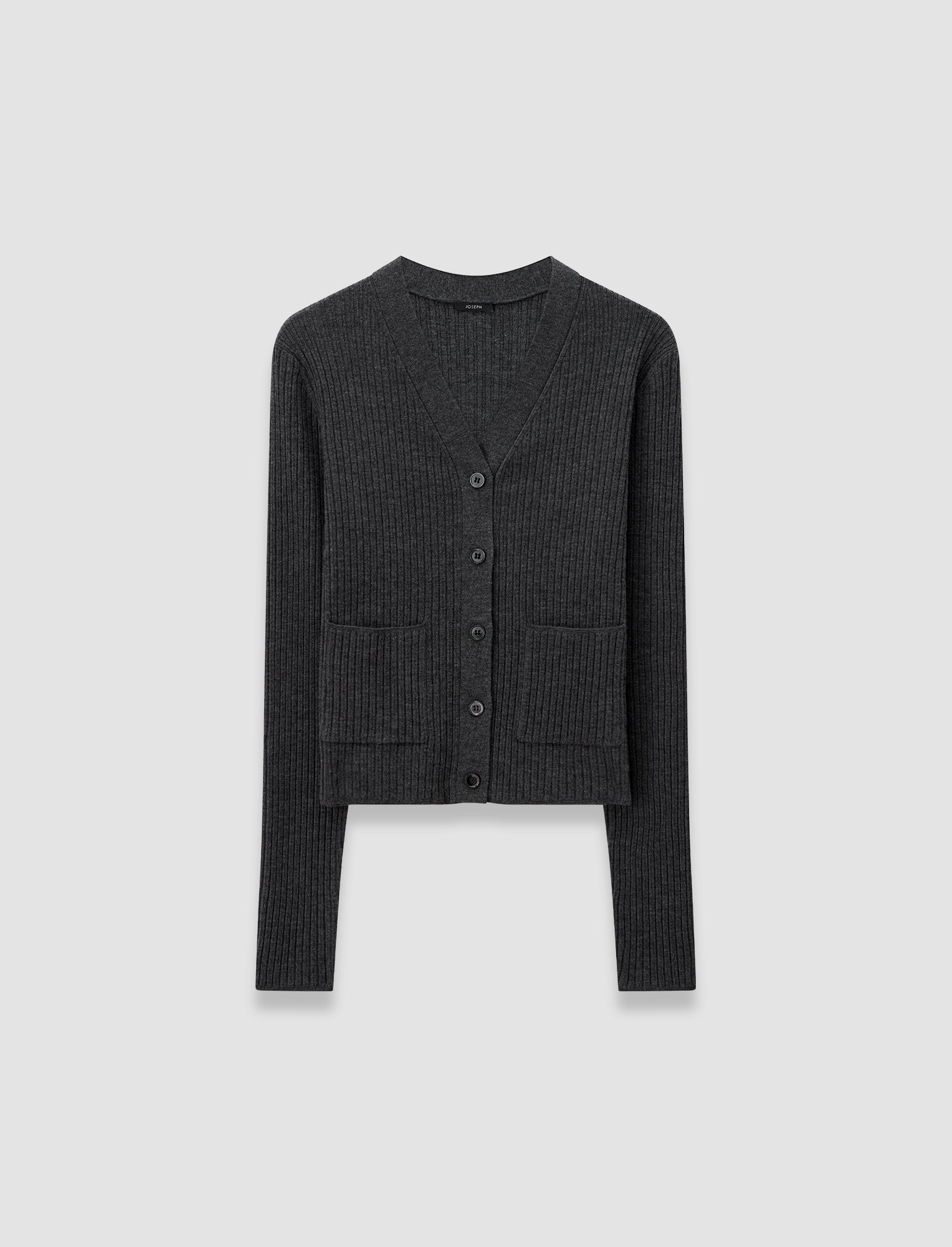 grey-merino-rib-knit-cardigan-JOSEPH