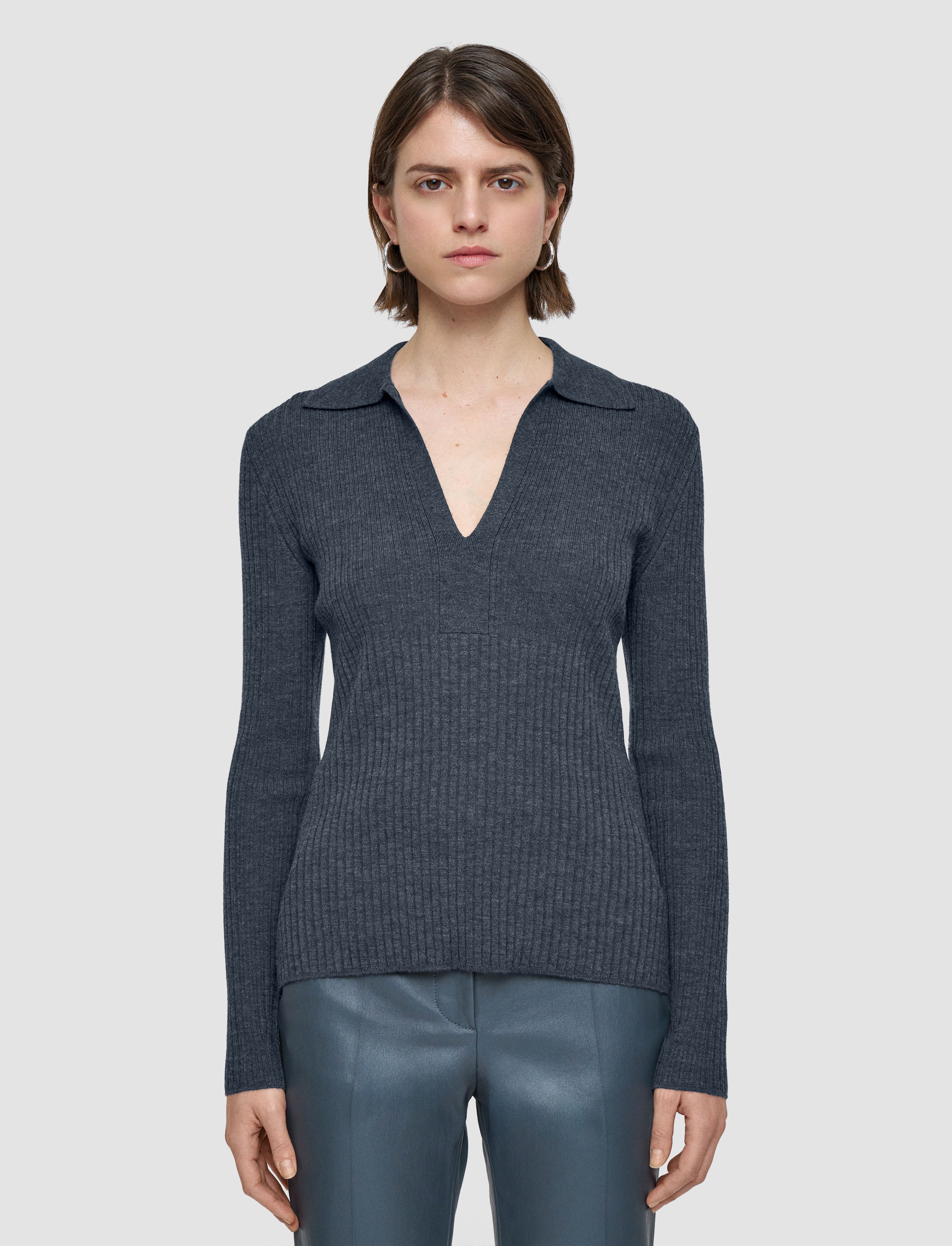 grey-merino-rib-knit-polo-top-JOSEPH