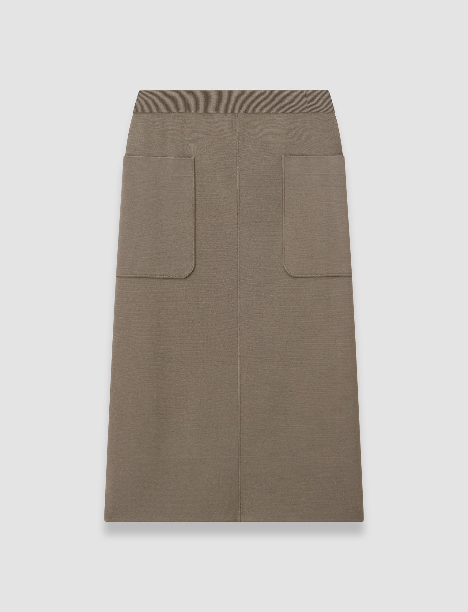brown-milano-knit-stretch-skirt-JOSEPH