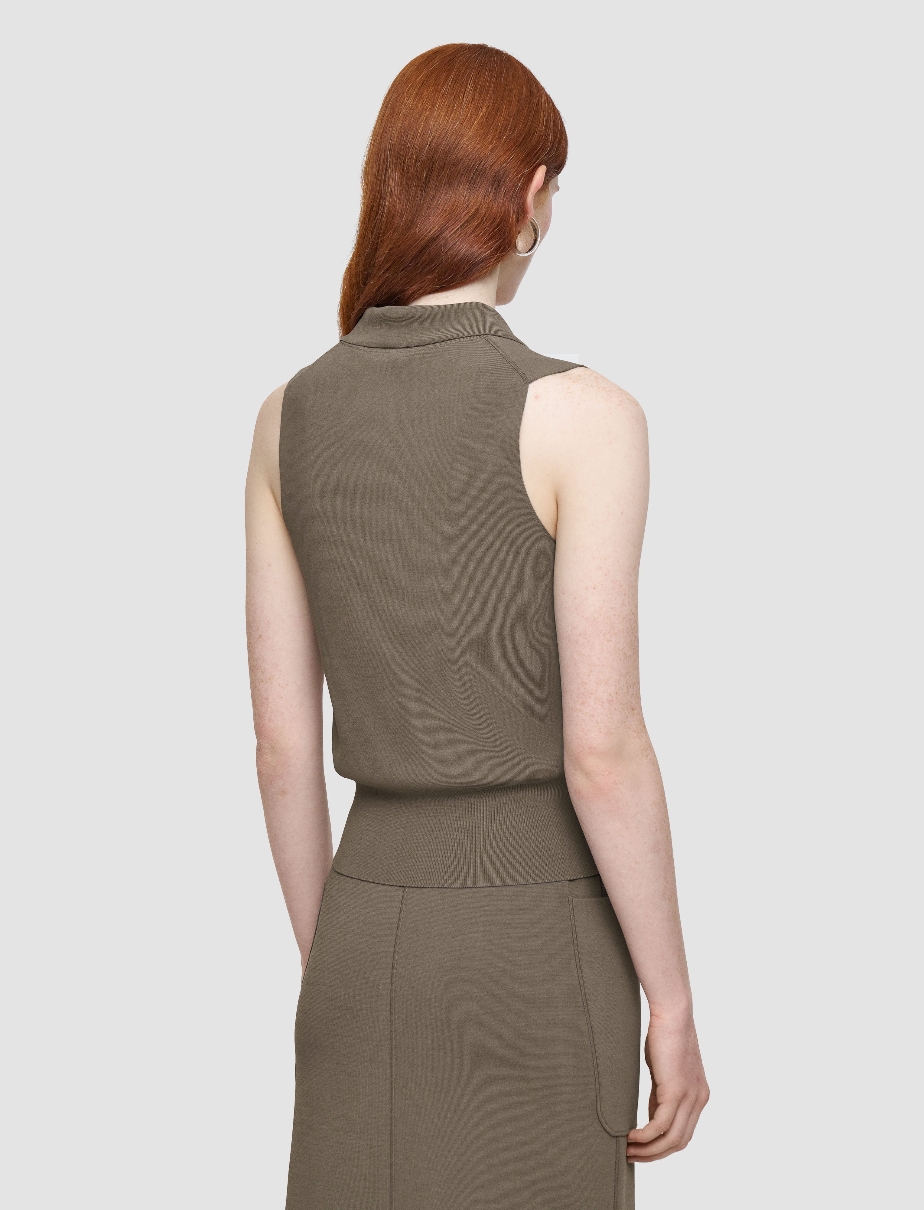 brown-milano-knit-stretch-vest-JOSEPH