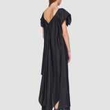 Black Plumet Habotai Silk Dress - Joseph